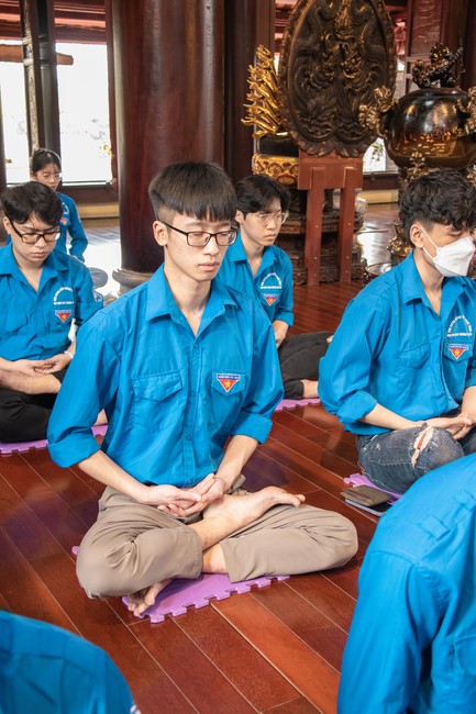 Chùa Hòa Phúc: Sinh viên trường đại học Giao Thông Vận Tải – Hà Nội về chùa sinh hoạt